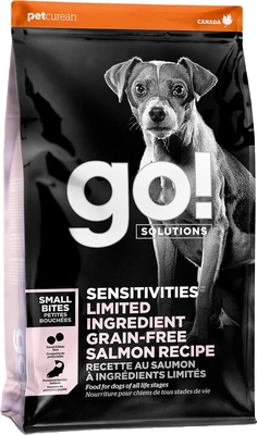 Go! Sensitivities Limited Ingredient Grain Free Salmon Small Bites Dog Food 22lb