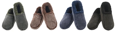 Snoozies Men's Two Tone Slipper Medium