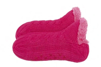 Snoozies Women's What A Gem Sherpa Sock Pink