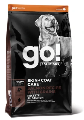Go! Skin+Coat Care Large Breed Puppy Salmon With Grains Dog Food 25lb