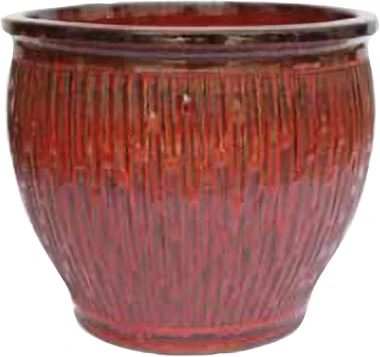 Border Concepts Rossellini Planter Tropical Red 15x13.5"