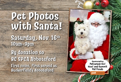 Abbotsford Pet Photos with Santa