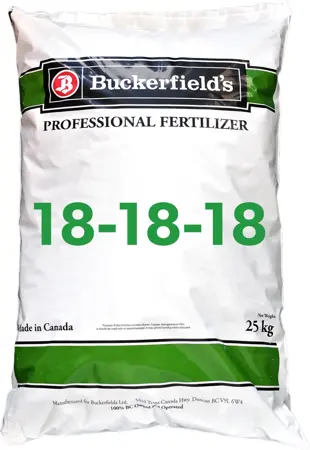 Buckerfield's 18-18-18-2S Fertilizer 25kg