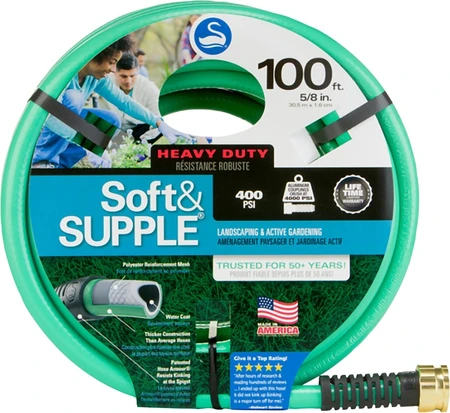 Swan Soft & Supple Premium Hose 5/8" x 100'