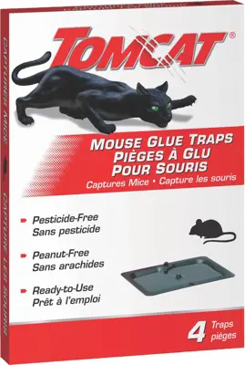 Tomcat Mouse Glue Traps 4pk