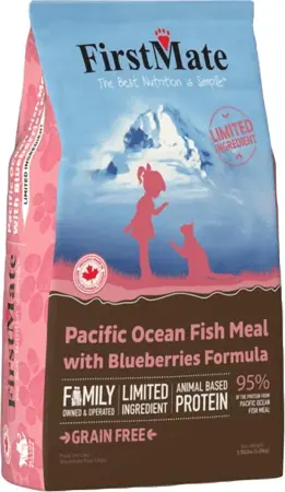 FirstMate Pacific Ocean Fish With Blueberries Formula Cat Food 3.96lb