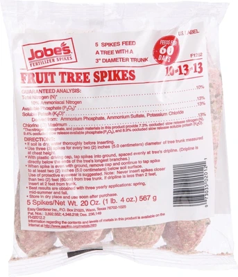 Jobe's 8-11-11 Fruit Tree Spikes 5pk