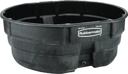 Rubbermaid Stock Tank 300 Gallon 25"H x 63 1/4"L x 69"W