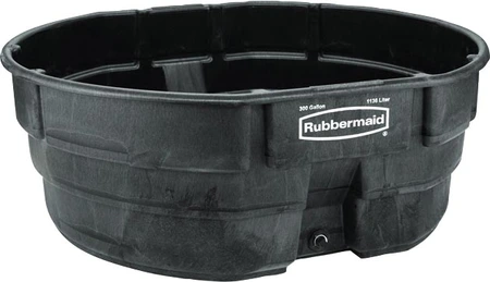 Rubbermaid Stock Tank 300 Gallon 25"H x 63 1/4"L x 69"W