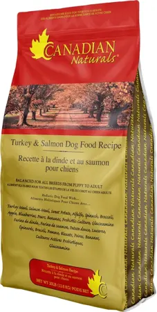 Canadian Naturals Turkey & Salmon Dog Food 30lb