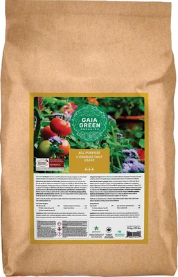 Gaia Green Organics 4-4-4 All Purpose Fertilizer 10kg