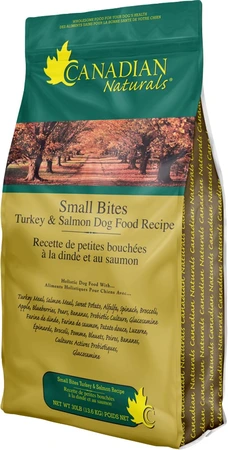 Canadian Naturals Turkey & Salmon Small Bites Dog Food 30lb