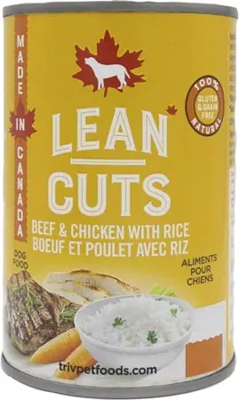 Lean Cuts Beef & Chicken With Rice Dog Food 680g