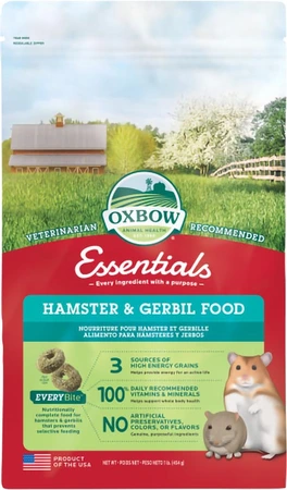 Oxbow Essentials Hamster & Gerbil Food 1lb