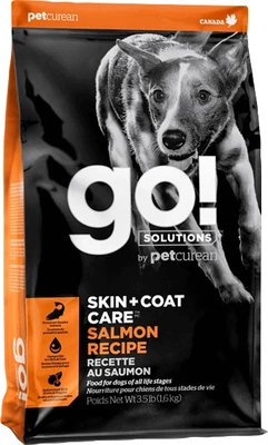 Go! Solutions Skin & Coat Care Salmon With Grains Dog Food 22lb