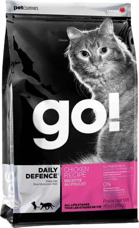 Go! Skin+Coat Chicken Recipe With Grains Cat Food 8lb