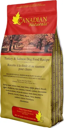 Canadian Naturals Turkey & Salmon Dog Food 15lb