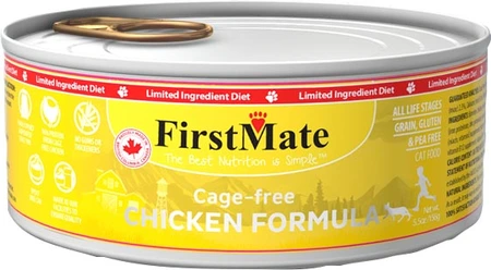 FirstMate Limited Ingredient Cage-Free Chicken Pate Cat Food 5.5oz