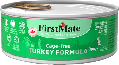 FirstMate Limited Ingredient Cage-Free Turkey Pate Cat Food 5.5oz