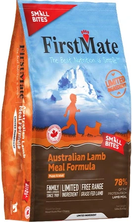 FirstMate Australian Lamb Meal Small Bites Formula Dog Food 12lb