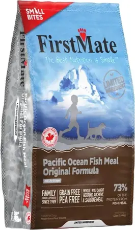 FirstMate Pacific Ocean Fish Small Bites Dog Food 12lb