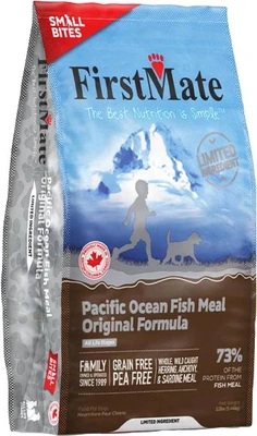 FirstMate Pacific Ocean Fish Small Bites Dog Food 12lb