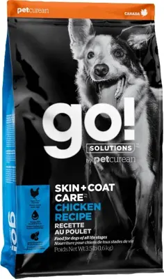 Go! Skin+Coat Care Chicken With Grains Dog Food 22lb