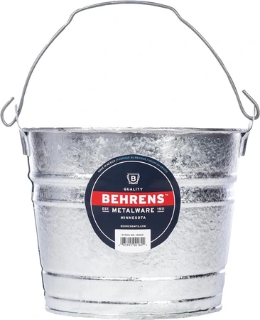 Behrens Steel Pail 5qt