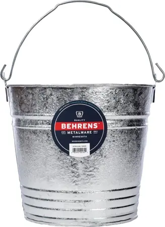 Behrens Steel Pail 14qt