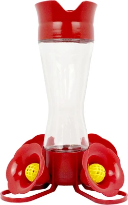 Perky Pet Pinch-Waist Glass hummingbird Feeder 8oz