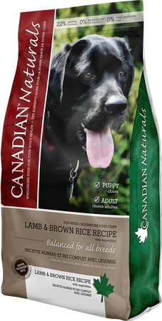 Canadian Naturals Lamb & Brown Rice Dog Food 25lb