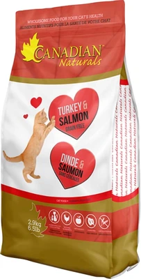 Canadian Naturals Grain Free Turkey & Salmon Cat Food 6.5lb