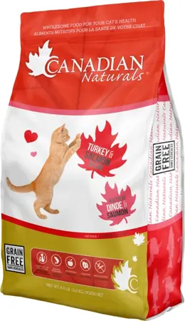 Canadian Naturals Turkey & Salmon Recipe Cat Food 15lb