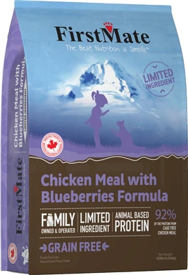 FirstMate Chicken Meal With Blueberries Formula Cat Food 10lb