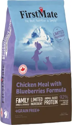 FirstMate Chicken Meal With Blueberries Formula Cat Food 3.96lb