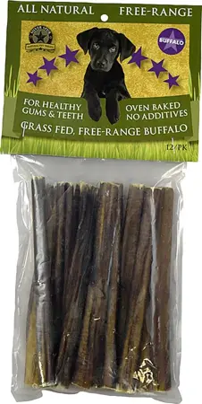 Silver Spur Buffalo Bully Stick 6" 12pk