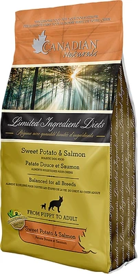 Canadian Naturals Limited Ingredient Diet Sweet Potato & Salmon Dog Food 25lb