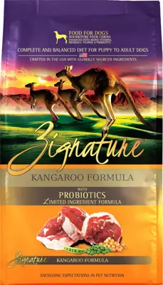 Zignature Kangaroo With Probiotics Dog Food 25lb