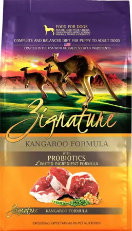 Zignature Kangaroo With Probiotics Dog Food 12.5lb