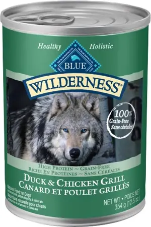 Blue Wilderness Duck & Chicken Grill Dog Food 354g