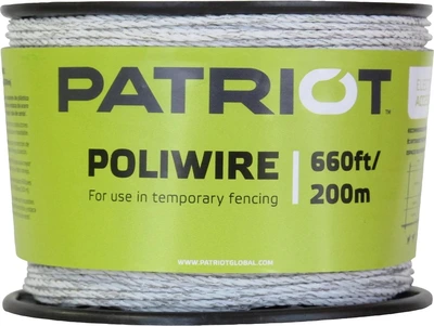 Patriot Polywire 660' White