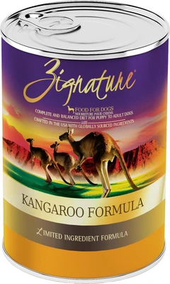 Zignature Kangaroo Formula Wet Dog Food 13oz