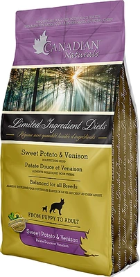 Canadian Naturals Grain Free Venison & Sweet Potato Dog Food 25lb