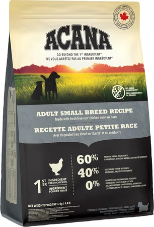 Acana Adult Small Breed Recipe Dog Food 2kg