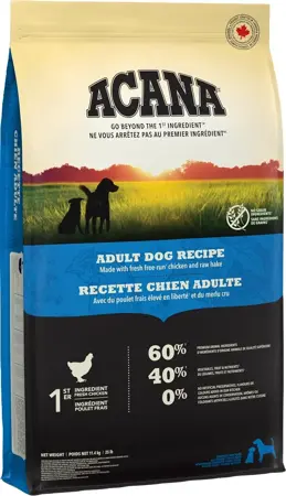 Acana Adult Recipe Dog Food 11.4kg