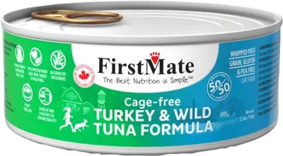 FirstMate Turkey & Wild Tuna 50/50 Formula Cat Food 5.5oz