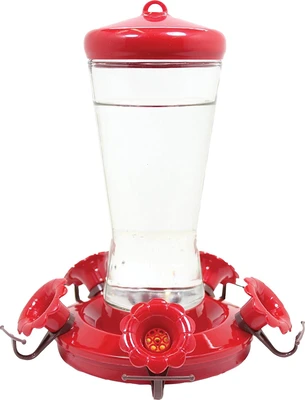 Pinebush Glass Hummingbird Feeder 29oz