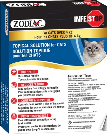 Zodiac Infestop Topical Solution For Cats Over 4.5kg