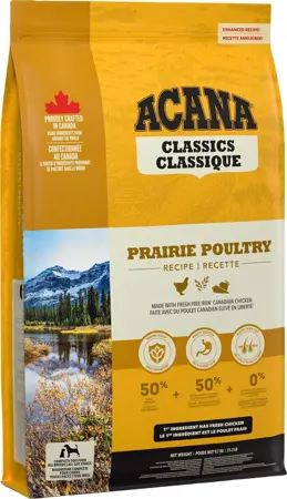 Acana Classics Prairie Poultry Recipe Dog Food 9.7kg