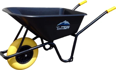 Terratuff 6cu ft Wheelbarrow W/ Flat Free Tire